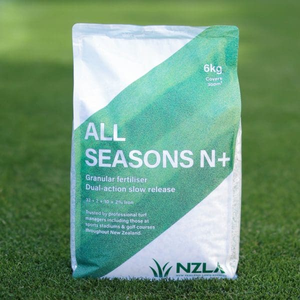 NZLA All Seasons N+ Slow Release (6kg) Lawn Fertiliser