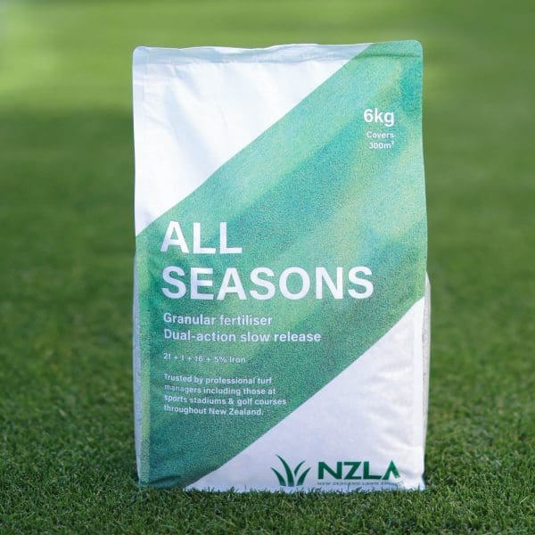 NZLA All Seasons Slow Realease (6kg) Lawn Fertiliser